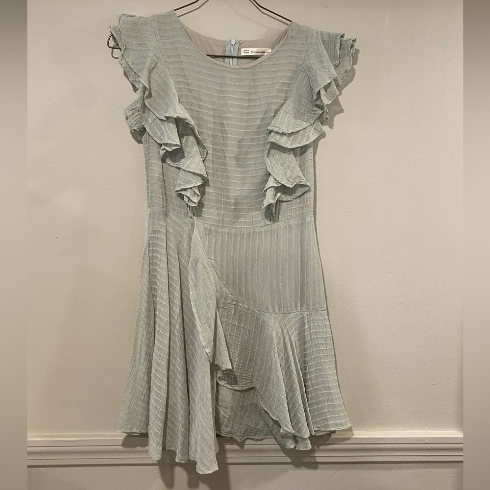 Ruffled Green Dress